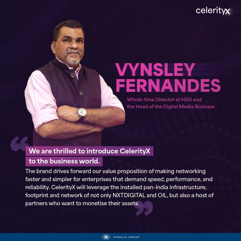 ONEOTT iNTERTAINMENT launches its enterprise networking solutions brand “CELERITYX”